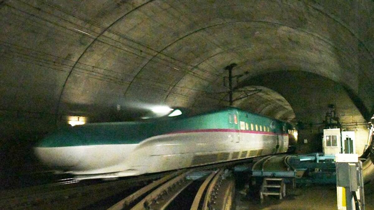 青函トンネル、北海道新幹線開業予定と同じ2038年に耐用年数の限界に到達😨
