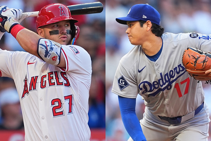 【MLB】大谷翔平　スイーパー＆162キロ直球でトラウトから連続三振　23年WBC以来の対戦に観客大熱狂