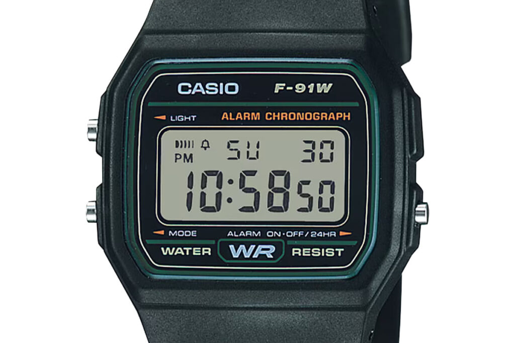 【時計】伝説的チープカシオ「F-91W」にシブい新色…著名人が愛用