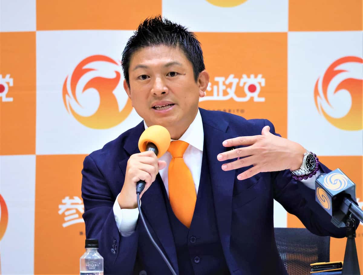 「参政党は排外主義も外国人差別も許さない」「悪だと印象操作する報道」「選挙妨害は半分暴力」
