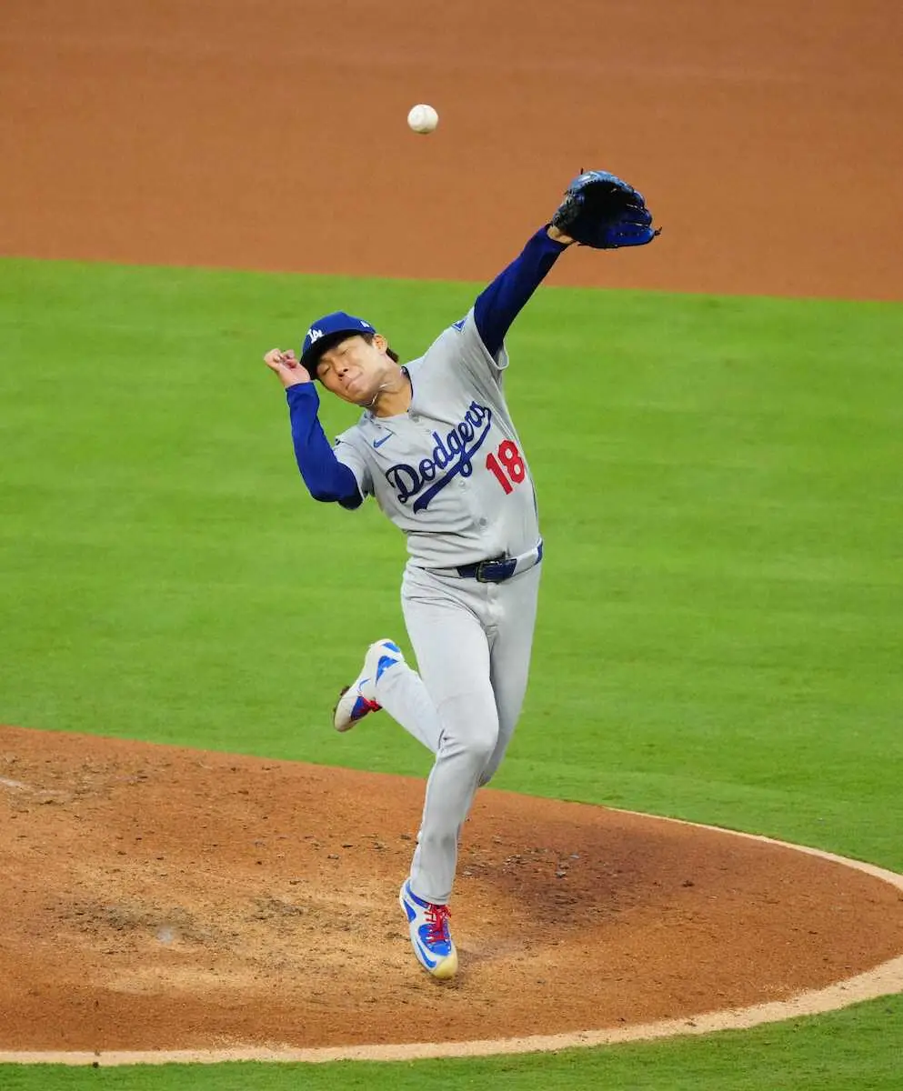 【MLB】山本由伸、9回2死までノーヒットノーランも…救援陣“崩壊”で衝撃のサヨナラ負け　ド軍5連敗