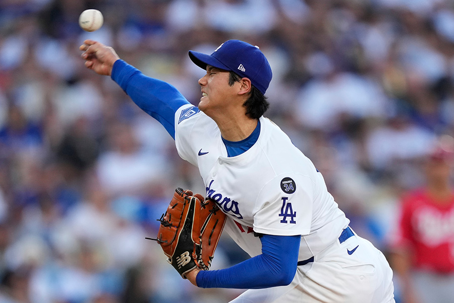 【MLB】大谷翔平　5回を投げ2安打1失点9奪三振　米メディア称賛「支配的な投球」「信じられない」
