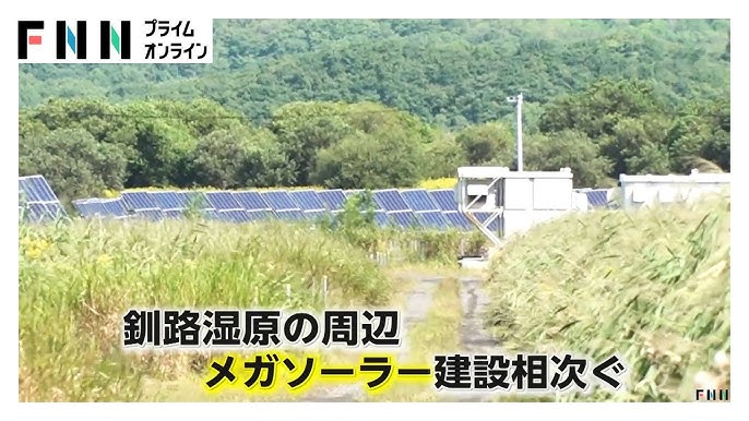 【北海道】タンチョウなどの生息地・釧路湿原周辺で「メガソーラー」建設相次ぐ…工事許可の釧路市は希少生物の保全措置を義務づけへ
