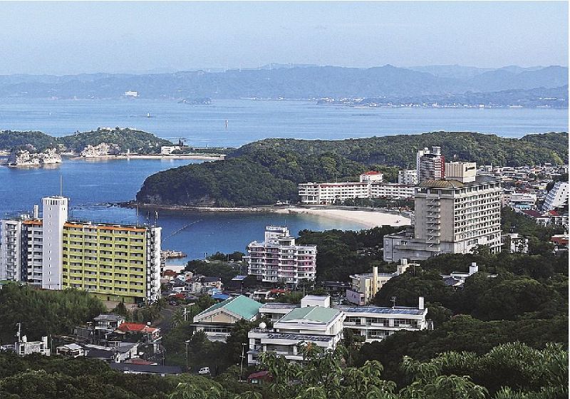 【和歌山】宿泊客前年比１万人減　パンダ返還や万博影響か、白浜温泉７月