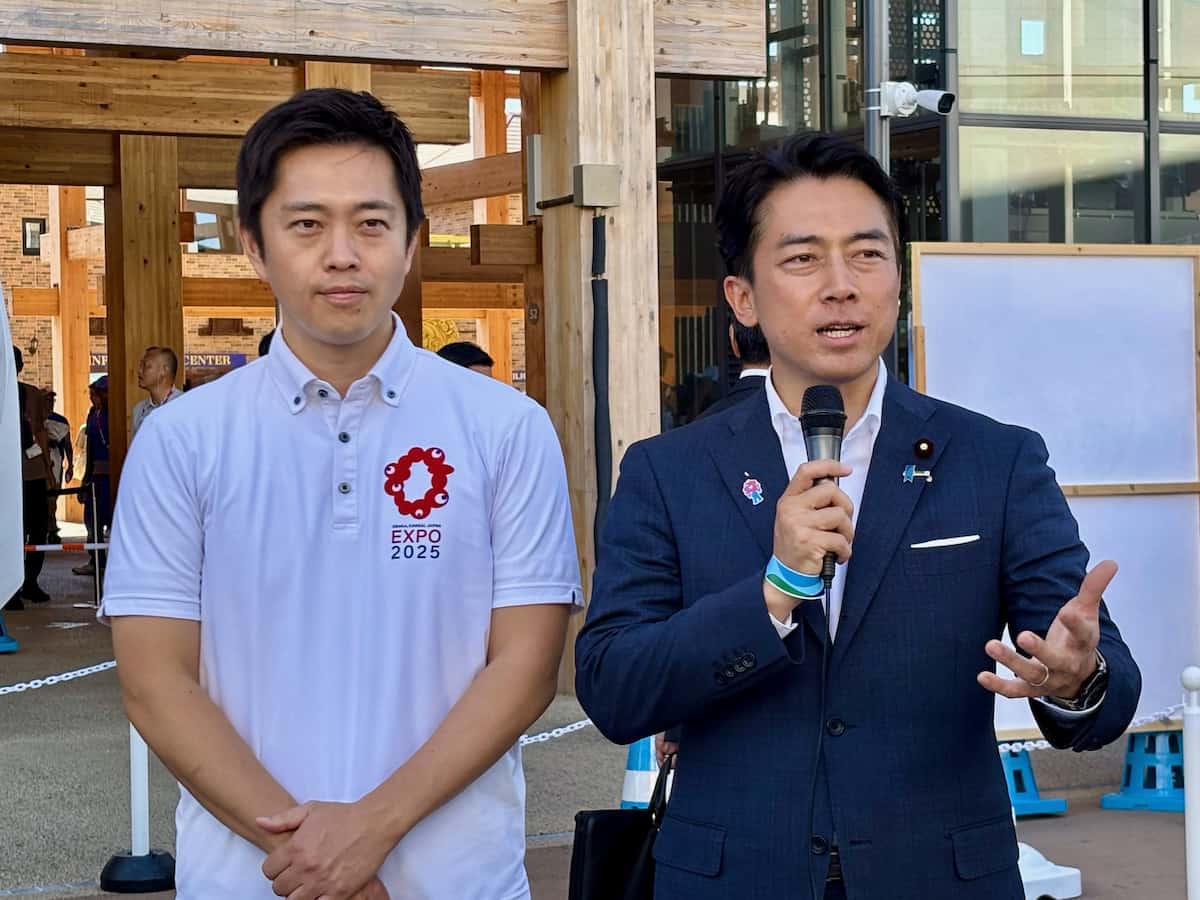 【政治】「改革魂持った政治家」小泉農水相が維新・吉村氏を絶賛　万博視察密着3時間、親密な2人