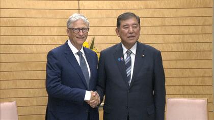 【政治】石破首相がビル・ゲイツ氏と会談 「途上国の子どもたちへの予防接種推進に約810億円の支援」を約束