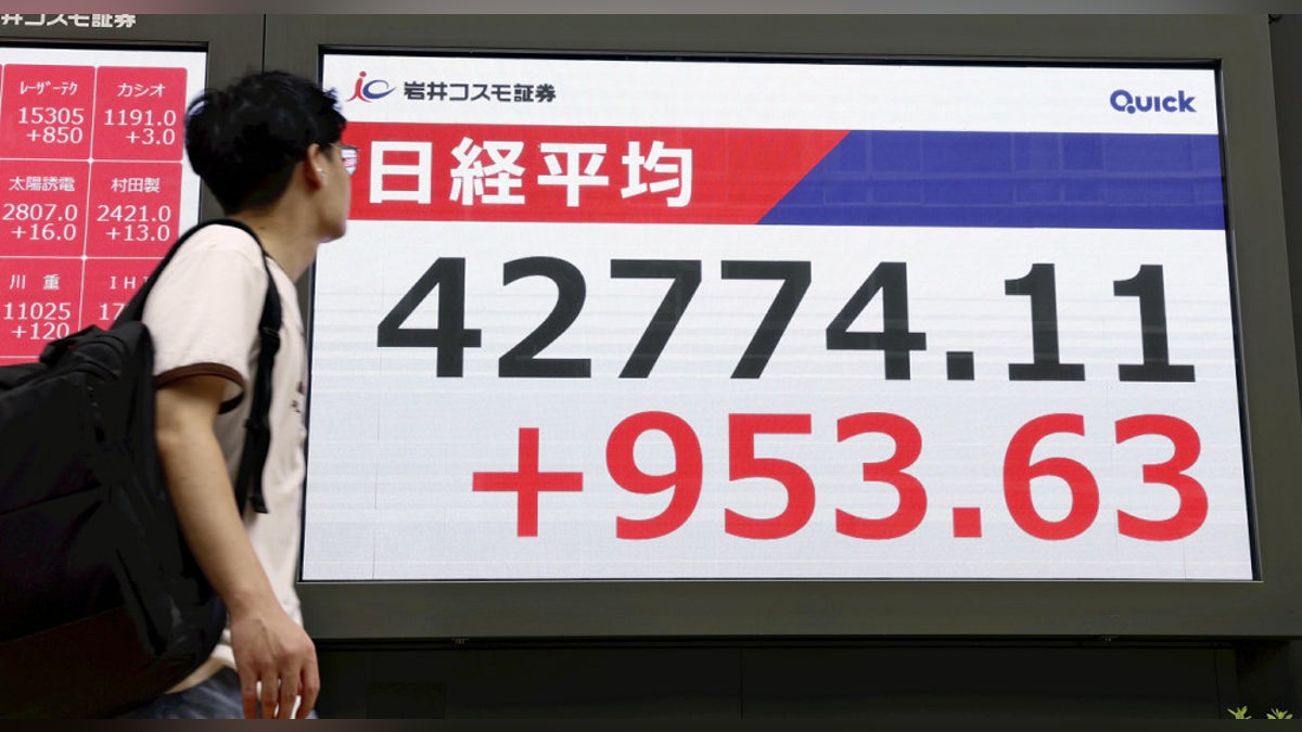 【日経平均株価】一時4万3500円超 取り引き時間中の史上最高値更新