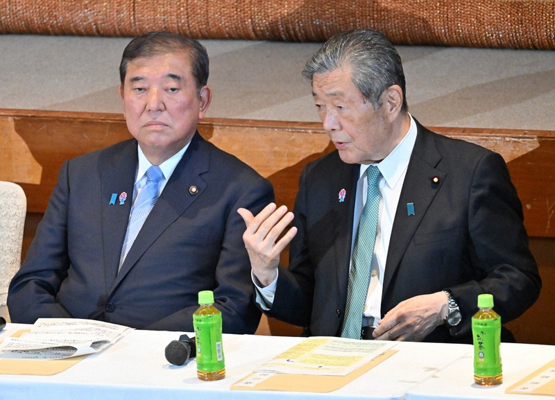 【毎日新聞】自民党役員が一斉に辞任する意向・・・森山幹事長、小野寺政調会長、鈴木総務会長、木原選対委員長