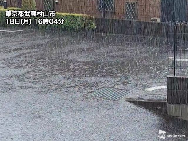 【気象】東京都内に大雨警報が発表　夜にかけて激しい雷雨や冠水に警戒