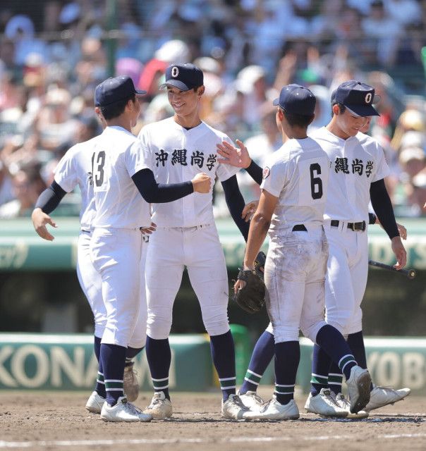【甲子園】沖縄尚学が山梨学院に競り勝つ　決勝で日大三と対戦　伝統の強打に２年生投手陣が挑む