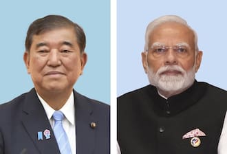 インドに10年間10兆円民間投資、石破首相とモディ首相の首脳会談で確認へ　今月下旬
