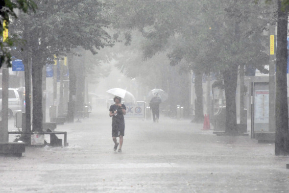ゲリラ雷雨　ゲリラ雷雨　マジやばいどうしよう