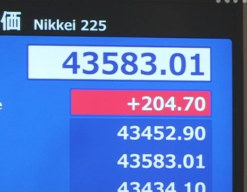 【経済】株価 一時4万3500円超 取り引き時間中の史上最高値更新