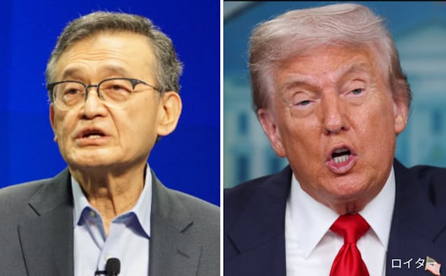 トランプ氏、インテルCEO｢素晴らしい｣　手のひら返しで株価6%上昇