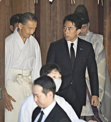 小泉農相・高市早苗氏・小林鷹之ら靖国参拝…野党では参政党・神谷代表と保守党・百田代表も