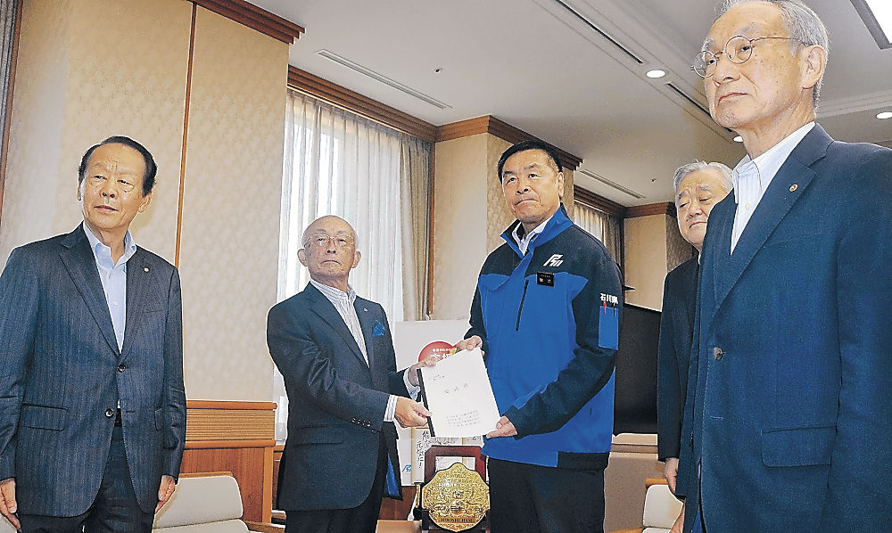 最低賃金「支払う側無視」　石川県内経済4団体のトップ、異例の合同直談判　知事に支援策要請