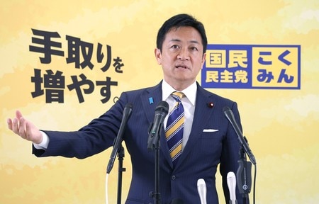 玉木氏、野田氏に説明要求　内閣不信任見送り疑問視