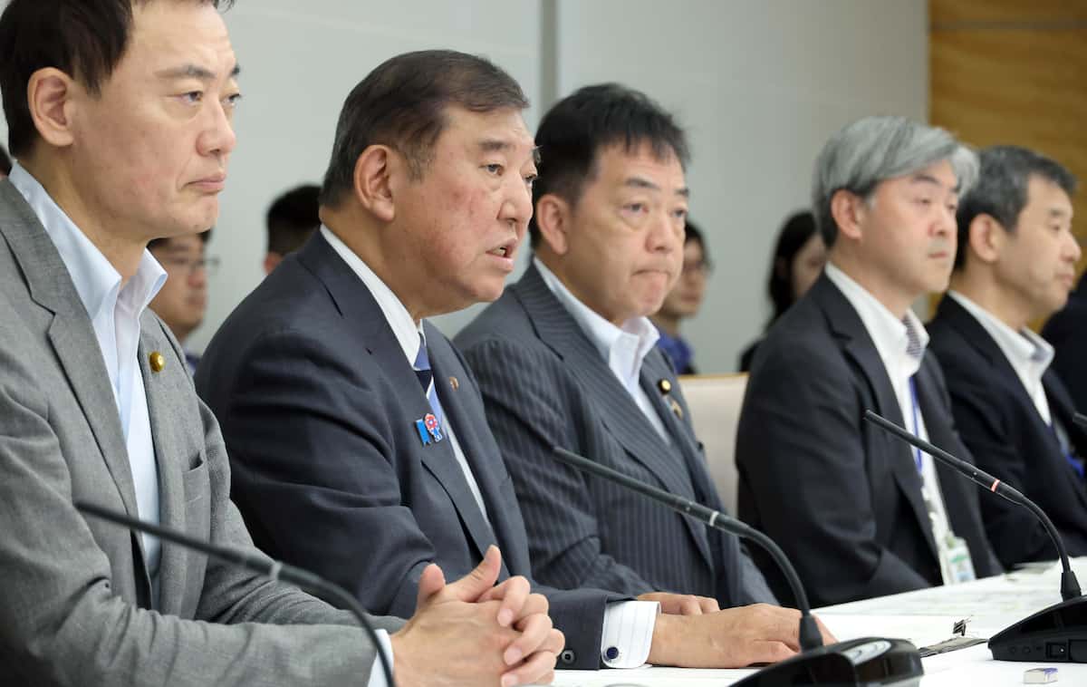 石破、熱中症対策でエアコンの利用呼びかけ