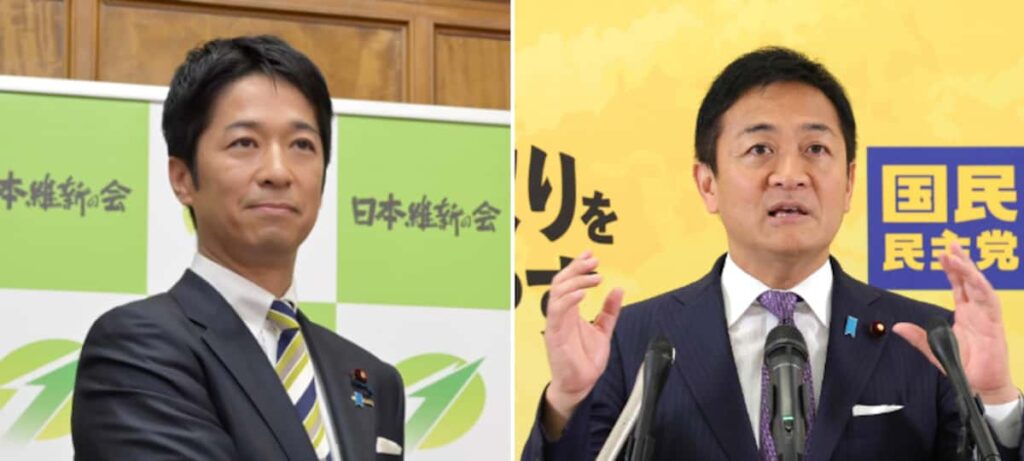 維新・藤田文武氏と国民・玉木雄一郎氏、2万円給付の補正予算案に反対の意向