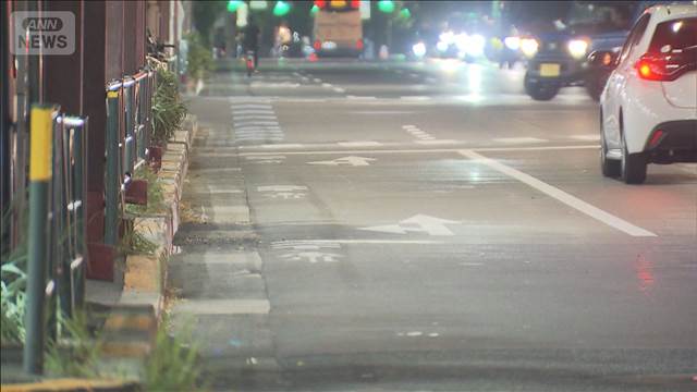 自転車が車に追突され男性死亡　中国籍の男を逮捕