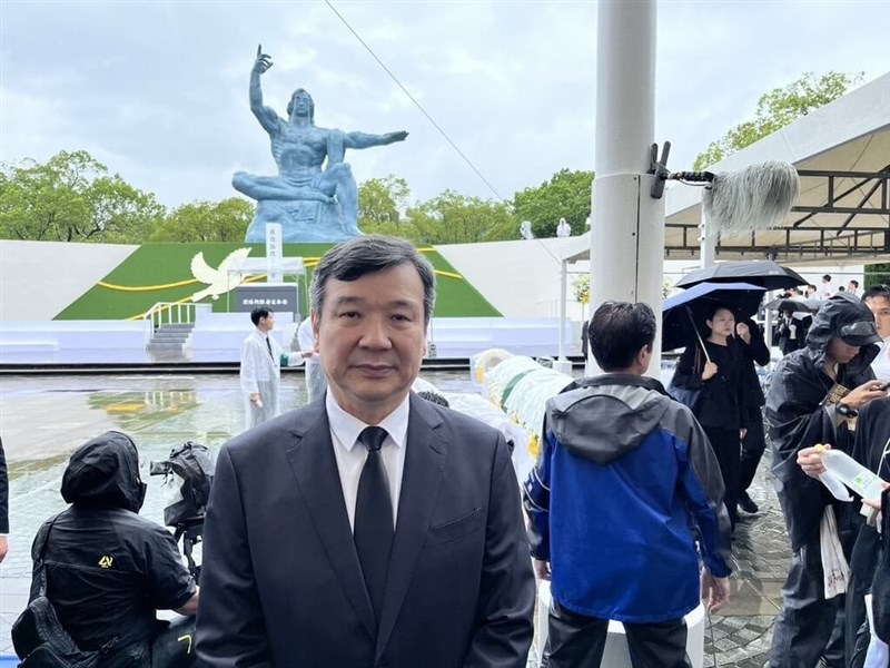 長崎平和祈念式典、台湾が初参列　座席はNGOエリア席…駐日代表「中国の圧力あった」