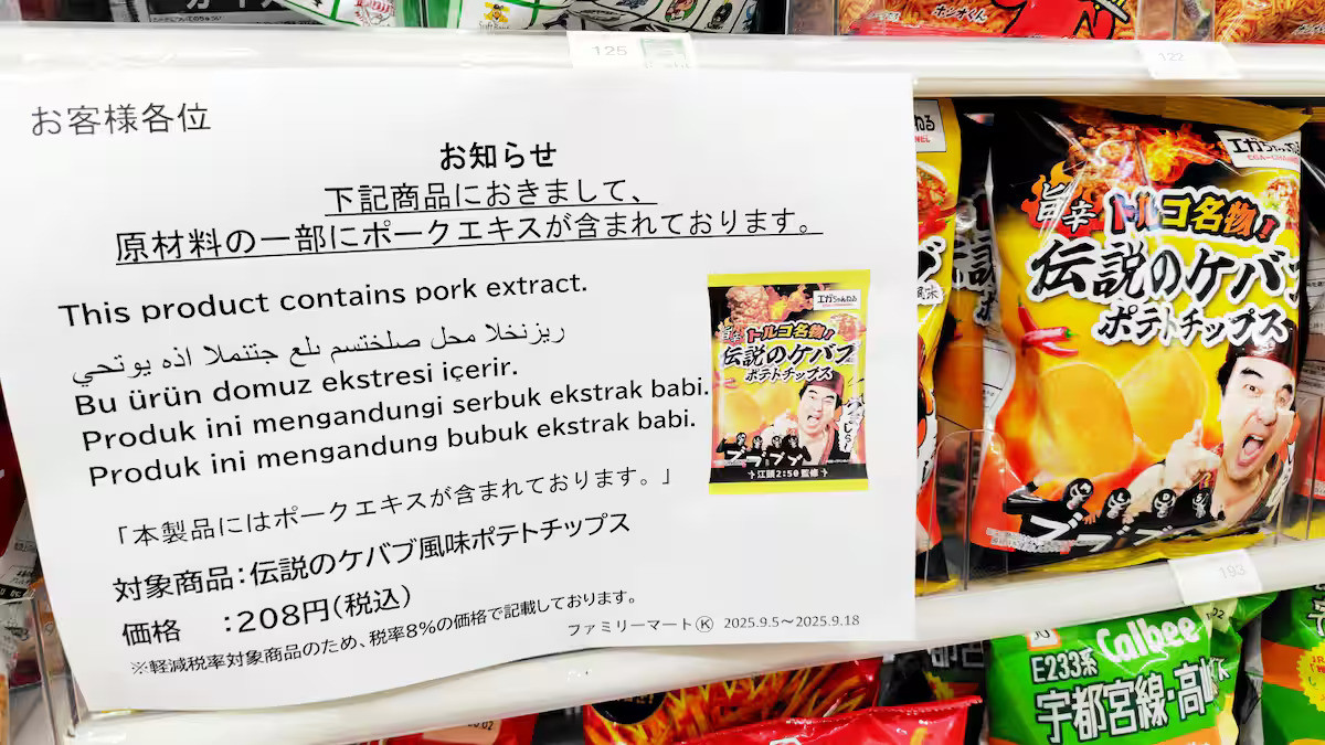 江頭2:50のせいでファミマに張り紙。これが多文化共存だ