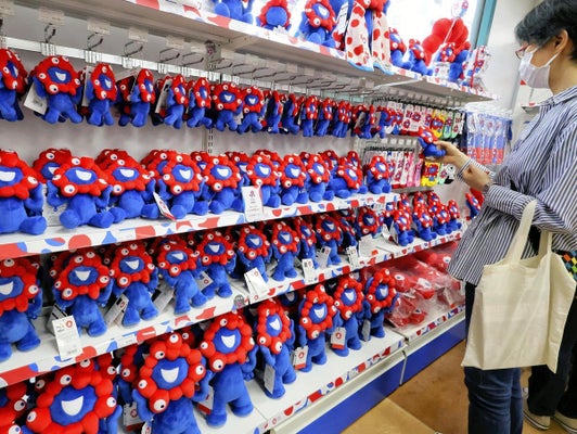 「ミャクミャク」人気爆発…万博公式グッズの販売、１０月１３日の閉会後も継続へ