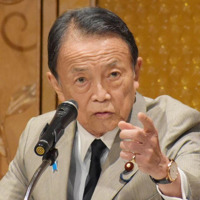 麻生太郎元首相「今回は小泉でいいんじゃないか」