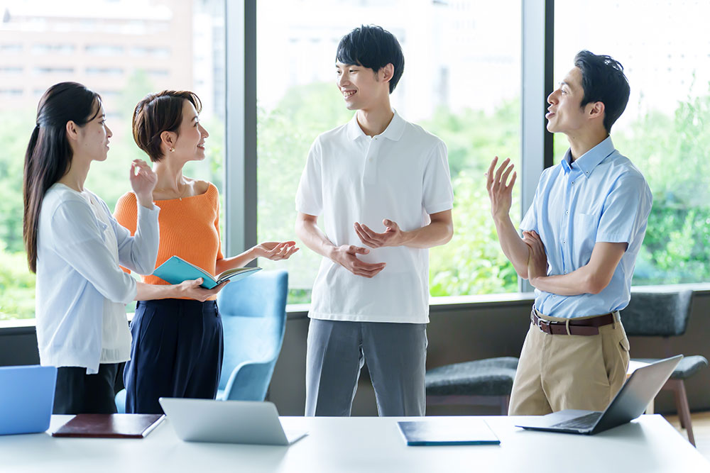 コミュニケーションは日本語の間違いとか気にしないで、気楽に話をしていていいんだよ。