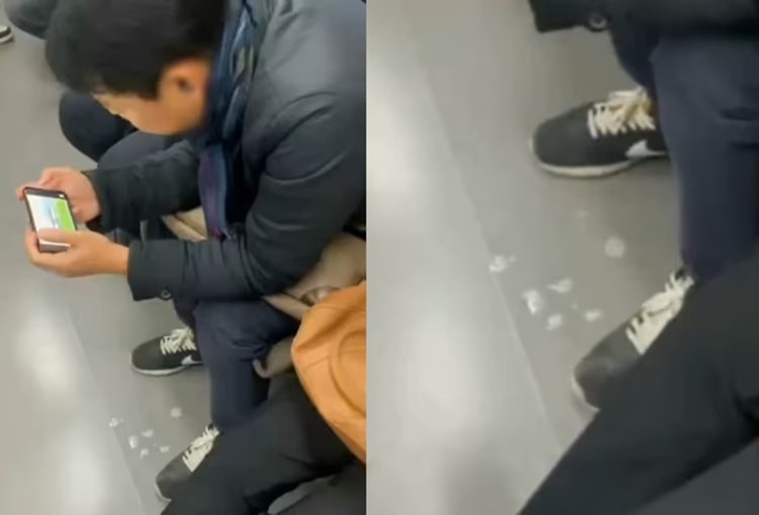 ソウル地下鉄車内、野球中継見ながら床に唾吐き…「人間の基本ができていない」と非難殺到