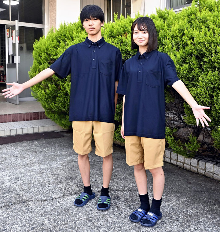 福島・会津北嶺高、夏制服「ハーフパンツ」採用　自由に選択、26年度から