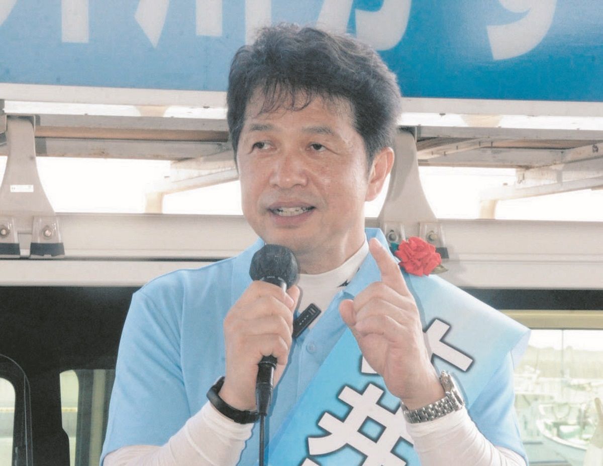 茨城県知事選 現職の大井川和彦氏 ３回目の当選確実