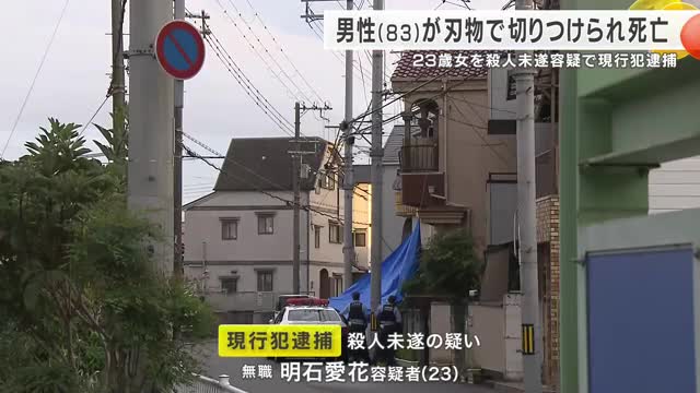 【兵庫】警察官の目の前で刃物で80代男性の首を切りつけ　23歳無職女を殺人未遂容疑で現行犯逮捕　尼崎