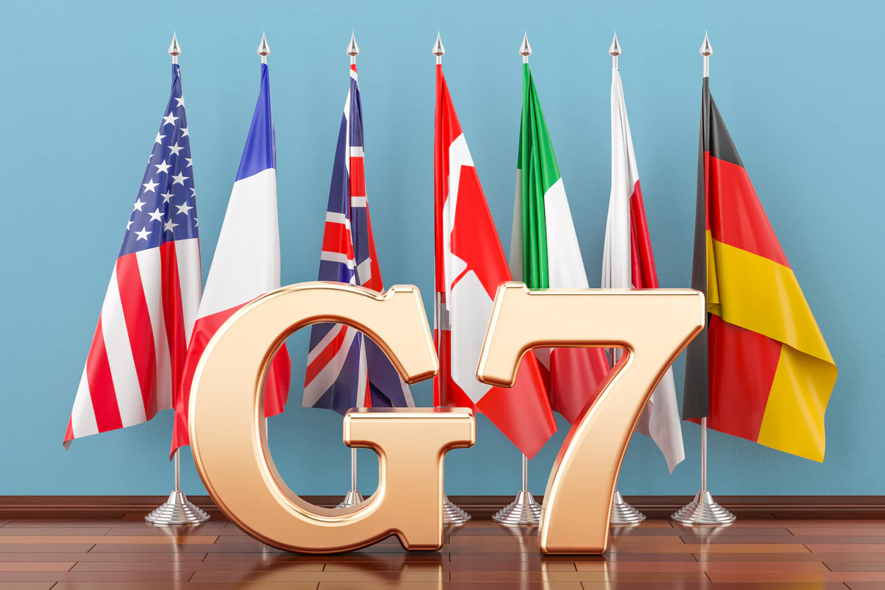 G7、対ロシア制裁の大幅強化で合意に近づく－草案文書　ロシア産原油購入拡大続ける国を標的に