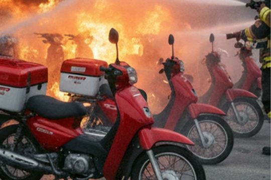 【EV火災】ホンダ電動バイクが28台炎上！ はたして「EVは大丈夫」なのか？ 郵便局事故が示すリチウムイオン火災の危険性