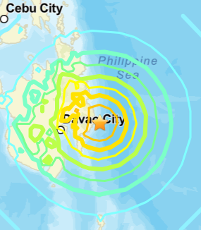 フィリピン・ダバオ付近でM7.4の大地震　付近に津波の恐れあり　先日の地震に加え台風災害も深刻