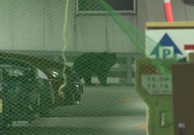 【´･(ｪ)･｀)ﾎﾃﾙﾊｼﾞｭｩﾗｸ】飯坂温泉の立体駐車場に居座るクマが姿を現す（福島）