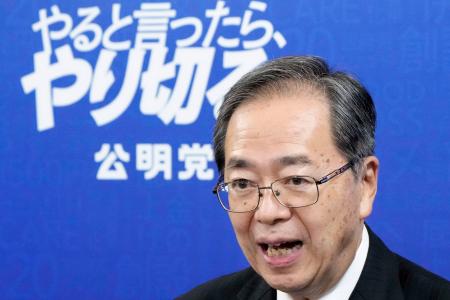 高市氏「一方的」発言、おかしい　「1週間前に伝えていた」と反論－公明代表
