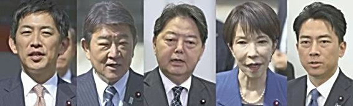高市首相が誕生なら、小泉防衛相・林総務相・茂木外相で調整…総裁選立候補４氏を要職起用