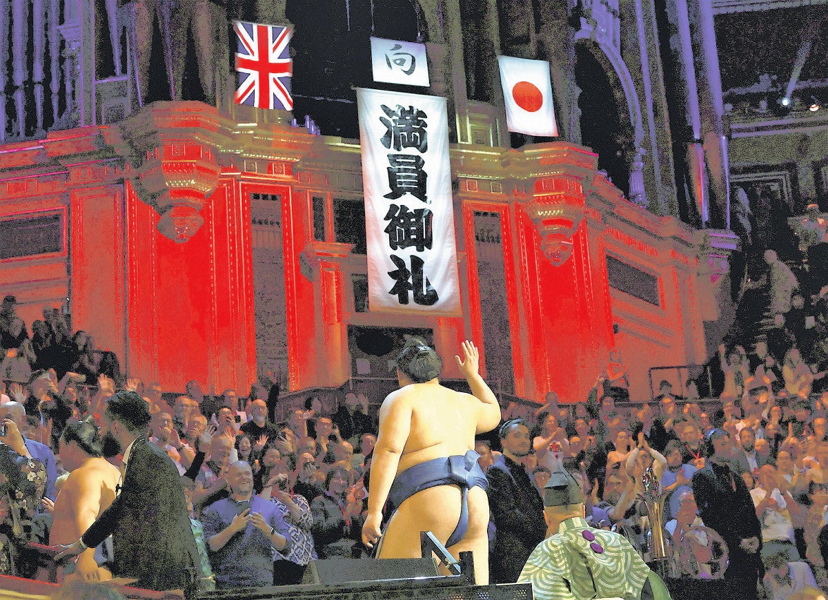 大相撲ロンドン公演　関取が肌で感じた観戦マナー　「英国は紳士の国」と感嘆の声が続々