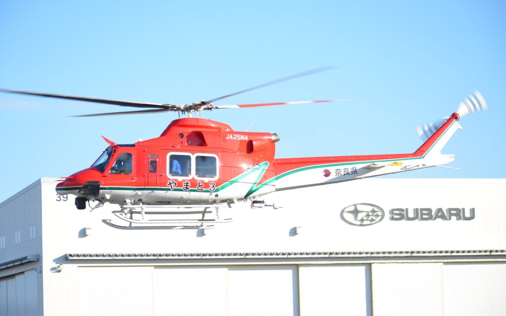 スバル、ヘリコプター「SUBARU BELL 412EPX」を消防防災機として奈良県に納入