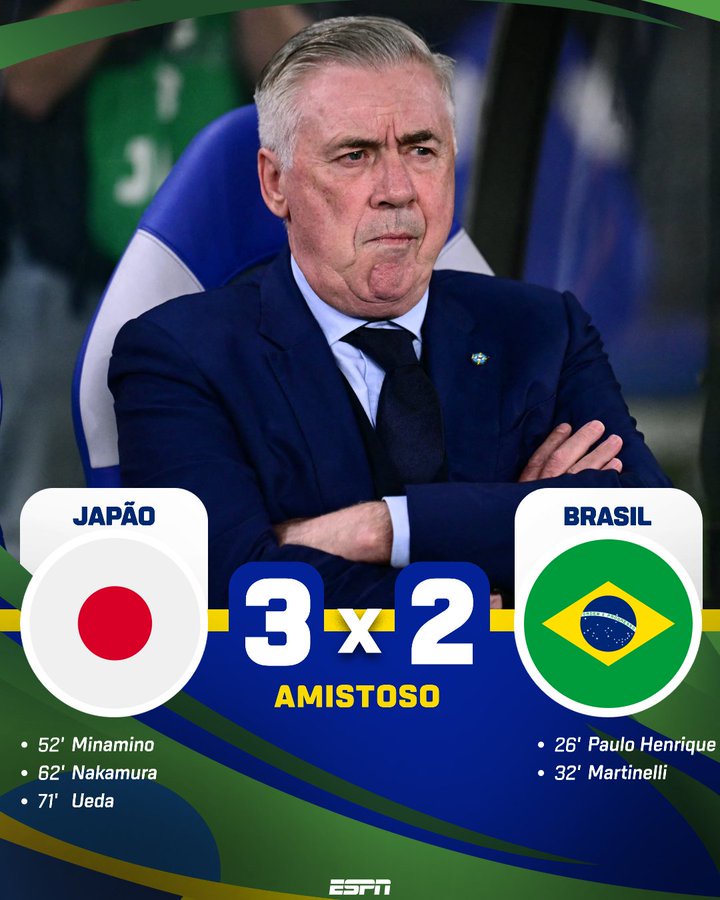 【サッカー】 神話 崩れる…ブラジル連盟史 111年で 前半２-０から逆転負けは「史上初 歴史的事件」と報道【日本 3-2ブラジル】