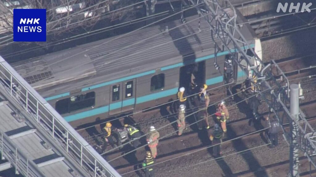 東海道線が運転再開　山手線と京浜東北線は午後1時ごろの見通し