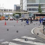 名古屋駅前ではねられ2人重体　71歳男逮捕「ぶつかってない」