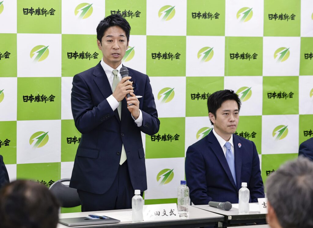 維新、連立判断を代表らに一任　20日に両院総会、党内合意へ