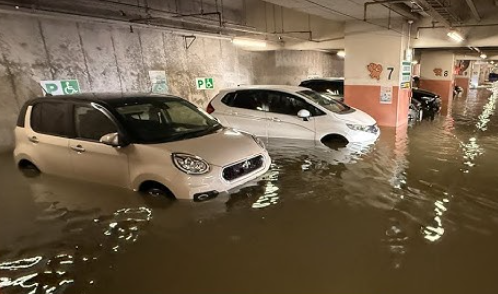 【三重県四日市市】水没地下駐車場　今も160台以上の車が残されたまま　自賠責保険「補償の対象外」　止水板「対応できず」