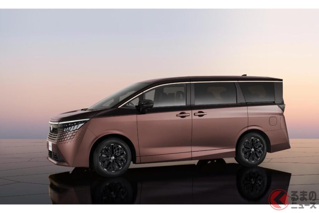 日産「新型エルグランド」に反響殺到 リッター20キロ超えの低燃費  絶対王者「アルファード」打倒を目指す 16年ぶり全面刷新