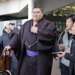 【相撲】34年ぶりのロンドン公演開催 日本相撲協会一行がロンドンに到着、ファンの出迎えに大の里「びっくりした」
