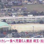 【異臭？】小学校で給食のカレー食べた児童6人搬送　鍋から異臭情報も　埼玉・加須市