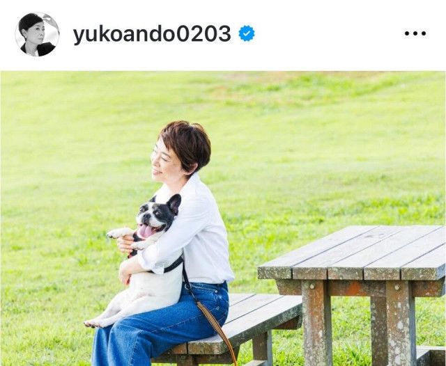 【芸能】安藤優子さん、愛犬との別れを報告  「格別な相棒でした」「今はまだぼう然としていて、うまく言葉にはできません」